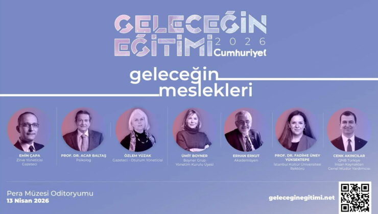 Geleceğin Eğitimi Zirvesi 2026 ve Cumhuriyet Eğitime Katkı Ödülleri… Bu yılın teması: “Geleceğin Meslekleri”