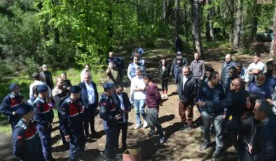 Göcek’te Osmanağa Koyu’na iş makineleri girdi, halk duruma tepki gösterdi