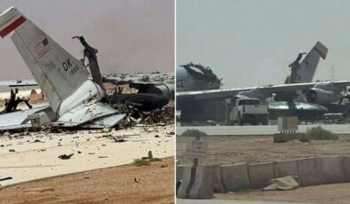 Görüntüler ortaya çıktı: İran’ın saldırısında Pentagon’un ‘gözü’ imha edildi