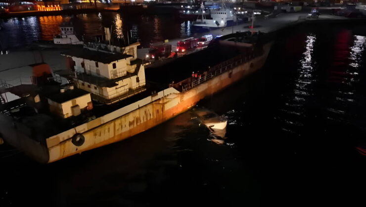İçinde 5 kişi vardı: Üsküdar’da gemiye çarpan tekne battı