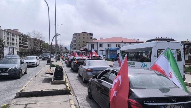 Iğdır’dan İran’a destek konvoyu yola çıktı