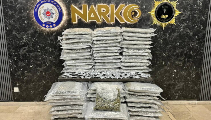 İstanbul Şişli’de ‘uyuşturucu’ operasyonu: 100 kilonun üzerinde uyuşturucu madde ele geçirildi