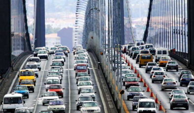 İstanbul’da Anadolu Yakası’ndaki trafik yoğunluğu yüzde 83’e yükseldi