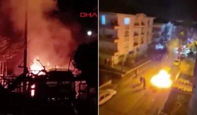 Kayınvalidesinin evine gitti: Aracını yaktı, pompalı tüfekle ateş etti!