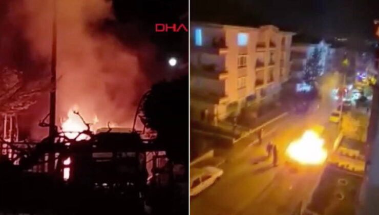 Kayınvalidesinin evine gitti: Aracını yaktı, pompalı tüfekle ateş etti!