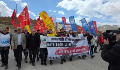 Kürecik’te “NATO” protestosu: “Emperyalist siyonist saldırganlığa hayır, Kürecik Üssü kapatılsın”