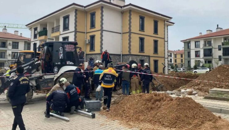 Manisa’da göçük altında kalan işçi hayatını kaybetti