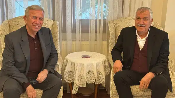 Mansur Yavaş’tan Zeydan Karalar’a ziyaret: ‘Zor zamanların ardından dimdik durdu’
