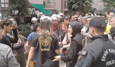 Mersin’de ‘eğitimde şiddete’ tepki gösteren öğretmenlere polis engeli