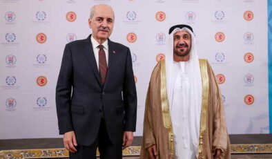 Numan Kurtulmuş, Arap Parlamentosu Başkanı Alyammahi ile İstanbul’da bir araya geldi