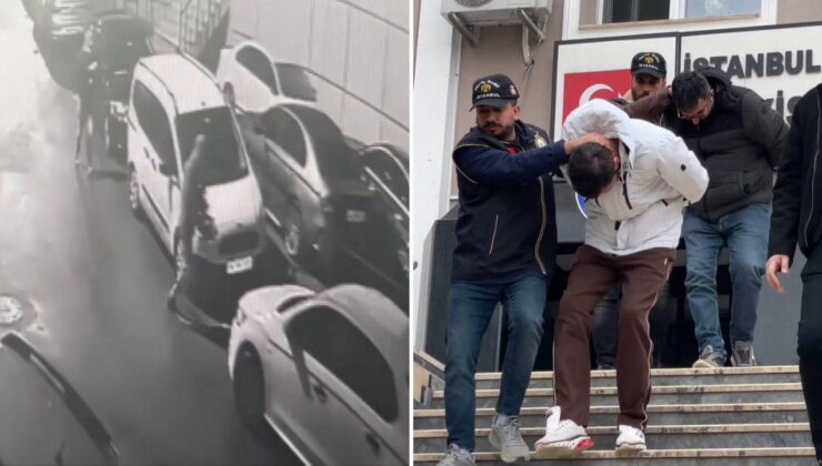 O anlar anbean kaydedildi: Lüks otomobillerden ‘Hayalet ekran’ çaldılar