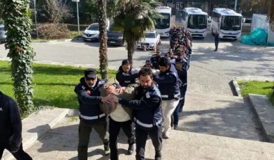 Samsun merkezli 3 ilde suç örgütü operasyonu: 25 gözaltı