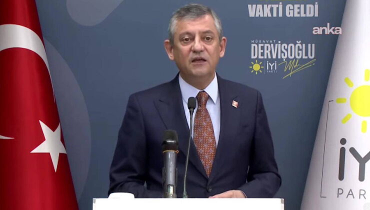 Son Dakika… CHP’den İYİ Parti’ye ziyaret: Özgür Özel ve Dervişoğlu konuşuyor