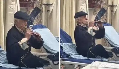 Sosyal medyada gündem oldu: ‘Acımı hafifletiyor’ dedi, acil serviste ‘zurna’ çaldı