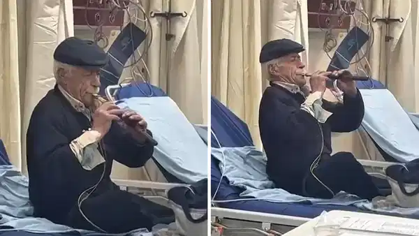 Sosyal medyada gündem oldu: ‘Acımı hafifletiyor’ dedi, acil serviste ‘zurna’ çaldı