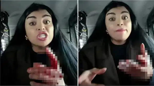 TikTok fenomeni Karagül dehşet saçtı: Polis arabasından canlı yayına devam etti!
