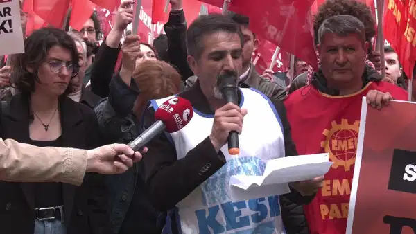 TİP, EMEP, EHP ve KESK’ten ABD Büyükelçiliği önünde ‘NATO’ protestosu