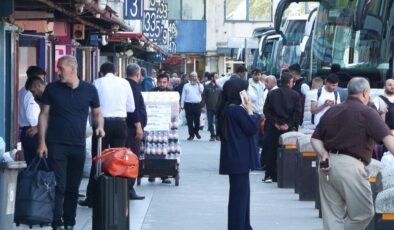 15 Temmuz Demokrasi Otogarı’nda bayram dönüşü yoğunluğu