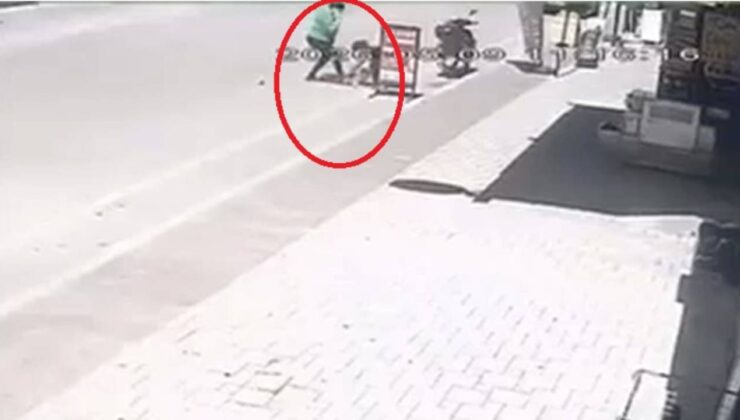 Adana’da 2 yaşındaki çocuğu sokak ortasında tekmeledi