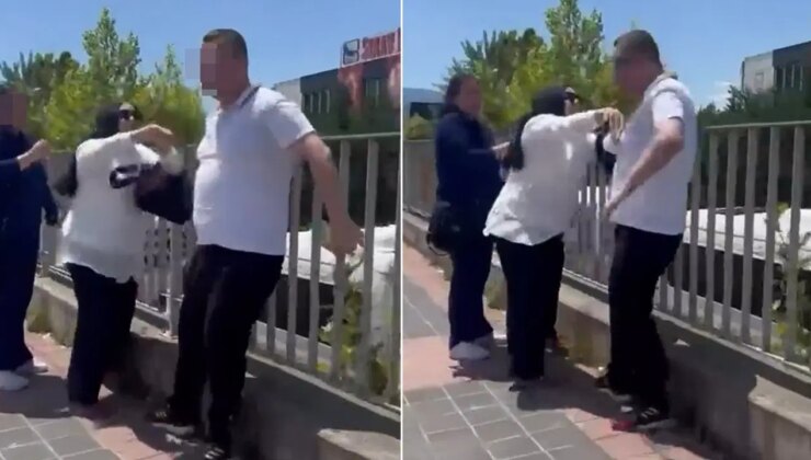 Bursa’da erkek şiddeti… Kadının yardımına bir başka kadın koştu: O anlar kamerada