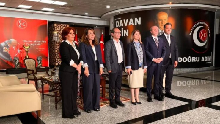 DEM Parti, MHP’ye bayram ziyaretinde bulundu