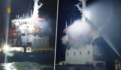 Karadeniz’de Türk gemisine saldırı: İki denizci yaralandı