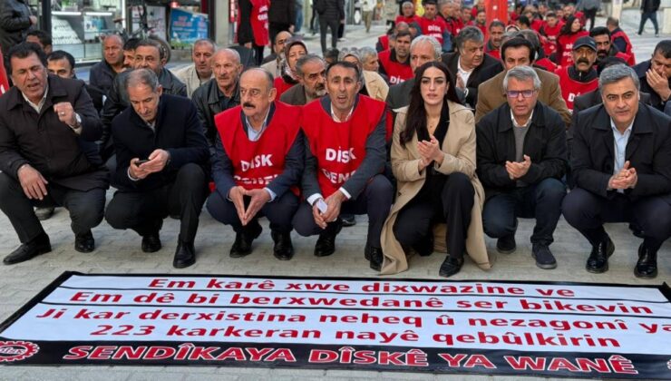 Kayyım yönetimindeki Van Büyükşehir Belediyesi’nden çıkarılan işçilerin eylemi 269. gününde