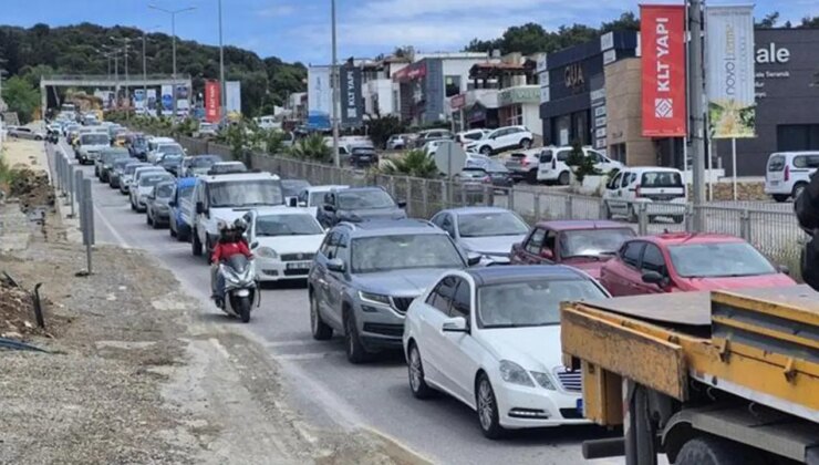 Kurban Bayramı tatili hareketliliği başladı: Bodrum’a 24 saatte 20 bin araç giriş yaptı
