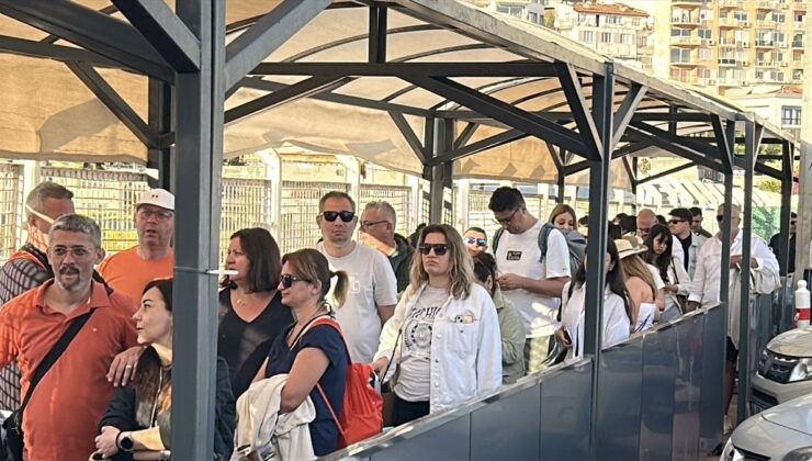 Kuşadası Limanı’nda Sisam yoğunluğu