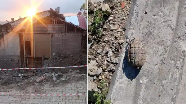 Metruk evde oynayan çocuklar el bombası buldu: Kurtuluş Savaşı’na ait olduğu değerlendiriliyor
