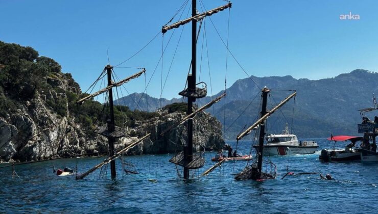 Muğla’da tur teknesi battı: Ekipler sevk edildi