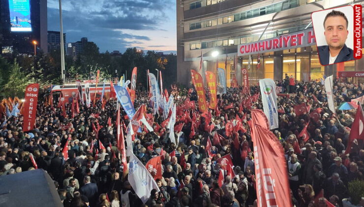 Özgür Özel çağrı yapmıştı: Yurttaşlar CHP Genel Merkezi’nde toplanmaya başladı