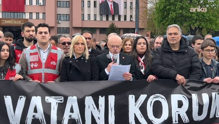 Samsun’da CHP’den ’23 Nisan’ açıklaması: ‘Demokrasi sandıktan çıkan iradeye saygı duymaktır!’