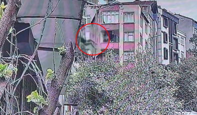 Şüpheli olay kamerada: İstanbul kadın doktor, sevgilisinin evinden düştü!