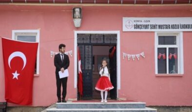 Tek öğrencili okulda ’23 Nisan’ coşkusu