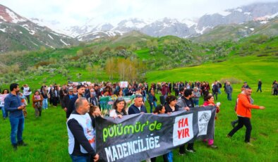 Tunceli’de maden projesi protestosu
