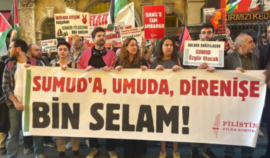 Tünel’de Sumud saldırısını protesto eylemi: “Kürecik ve İncirlik kapatılmalı”