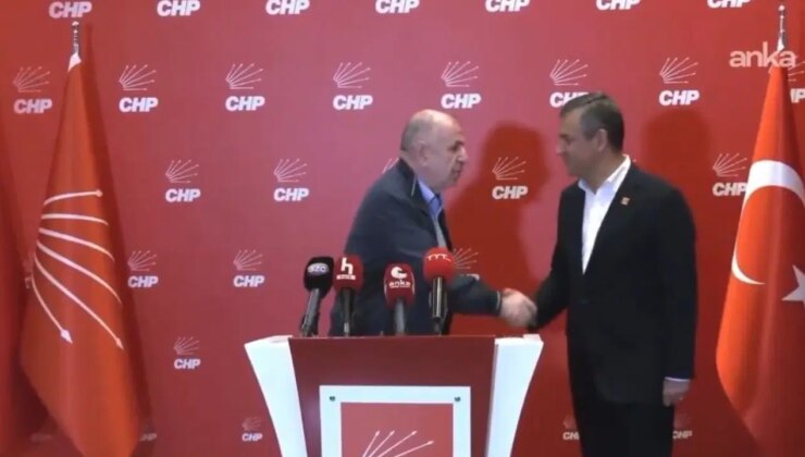 Ümit Özdağ CHP Genel Merkezi’nde Özgür Özel ile görüştü: Demokrasiyi savunmak için bugün buradayız