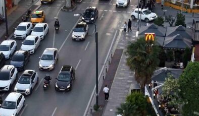 Uyanık motorcu ekiplerden kaçamadı