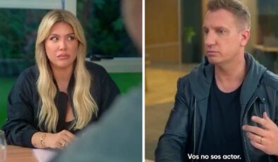 Wanda Nara eski eşi Maxi Lopez’le aynı dizide: Sarı-kırmızılı gönderme