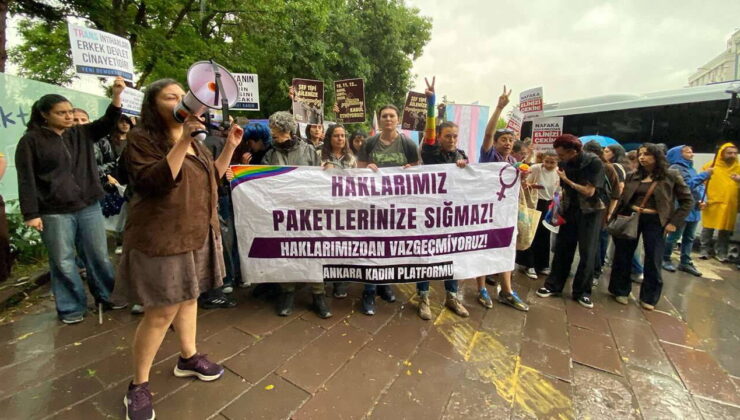 12. Yargı Paketi protestosuna polis müdahalesi: Halkevleri Genel Başkanı gözaltına alındı