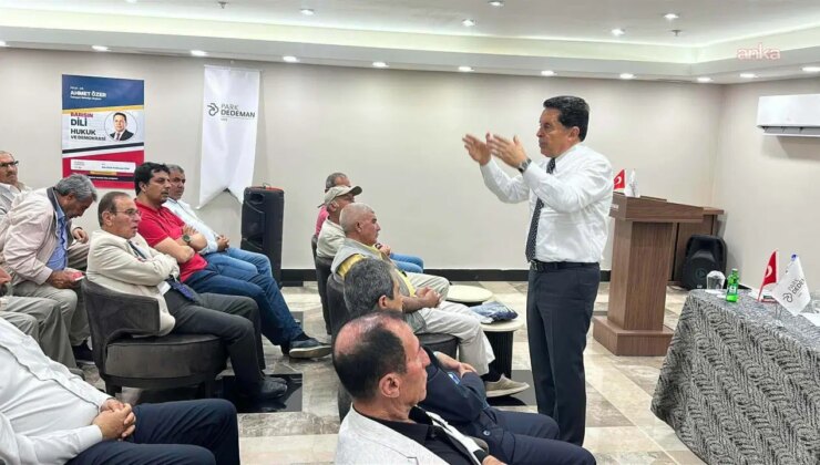 Ahmet Özer Van’da konuştu: ‘Silah bırakmak Kürt sorununun çözümü değildir’