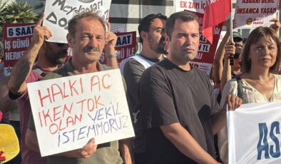 Asgari Ücret İnisiyatifi’nden Şişli’de eylem: ‘Askıda yaşamak istemiyoruz’