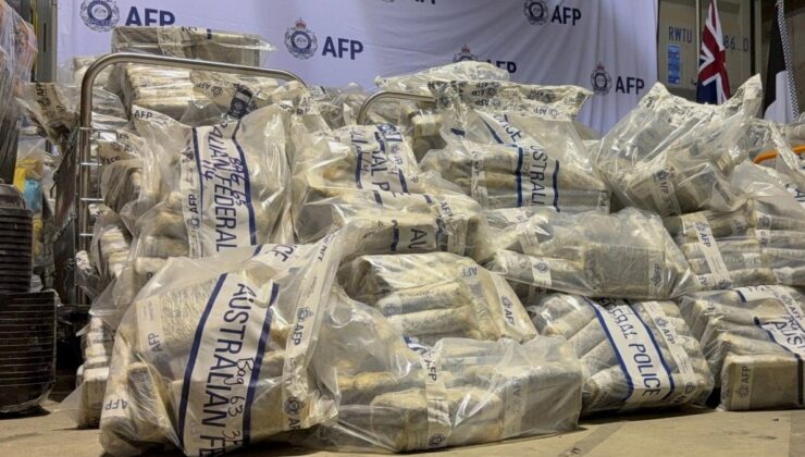 Avustralya’da tarihi uyuşturucu operasyonu: 2,7 ton kokain ele geçirildi