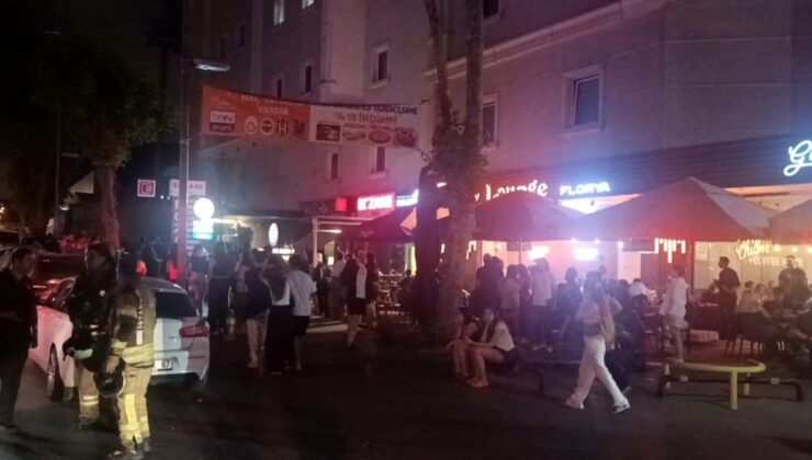 Aydın Üniversitesi öğrenci yurdunda yangın paniği