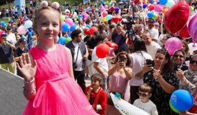 Beylikdüzü’nde umut balonları Almira için gökyüzüne bırakıldı