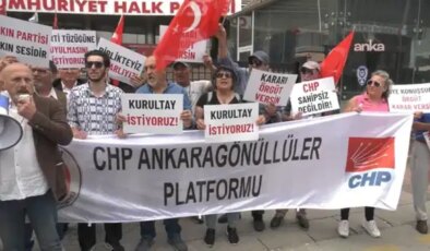 CHP Ankara Gönüllüler Platformu’ndan ‘acil kurultay’ çağrısı