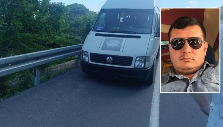 Direksiyon başında kalp krizi geçiren dolmuş şoförü hayatını kaybetti