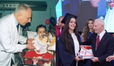 Duygu dolu mezuniyet hikayesi: Genç kız diplomasını kendisini yaşama bağlayan elden aldı