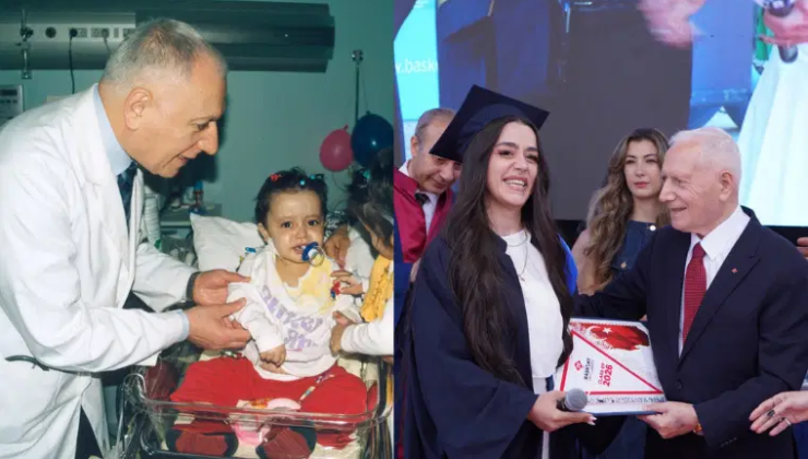 Duygu dolu mezuniyet hikayesi: Genç kız diplomasını kendisini yaşama bağlayan elden aldı